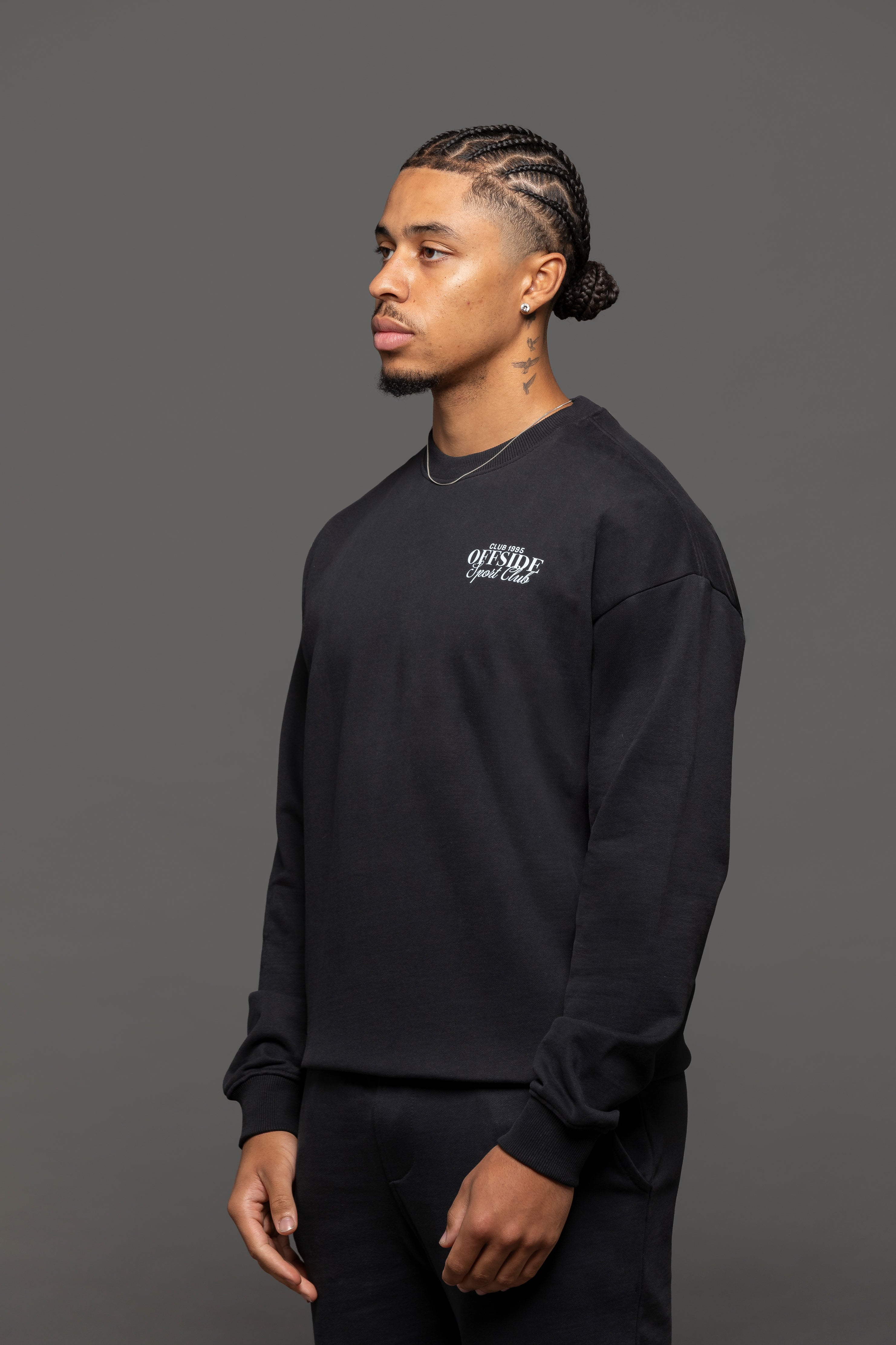 Atelier Cotton Sweatshirt - Black