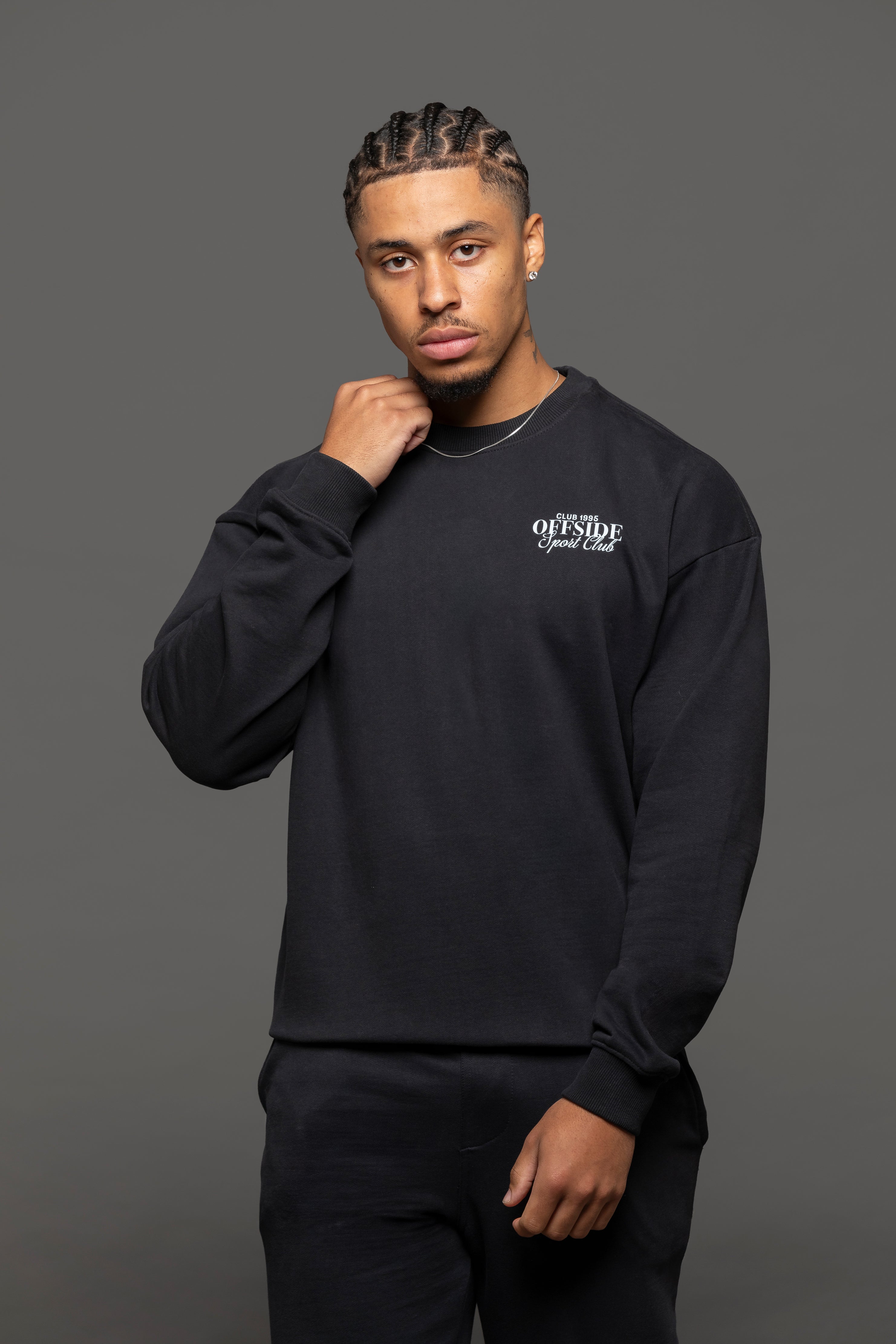 Atelier Cotton Sweatshirt - Black