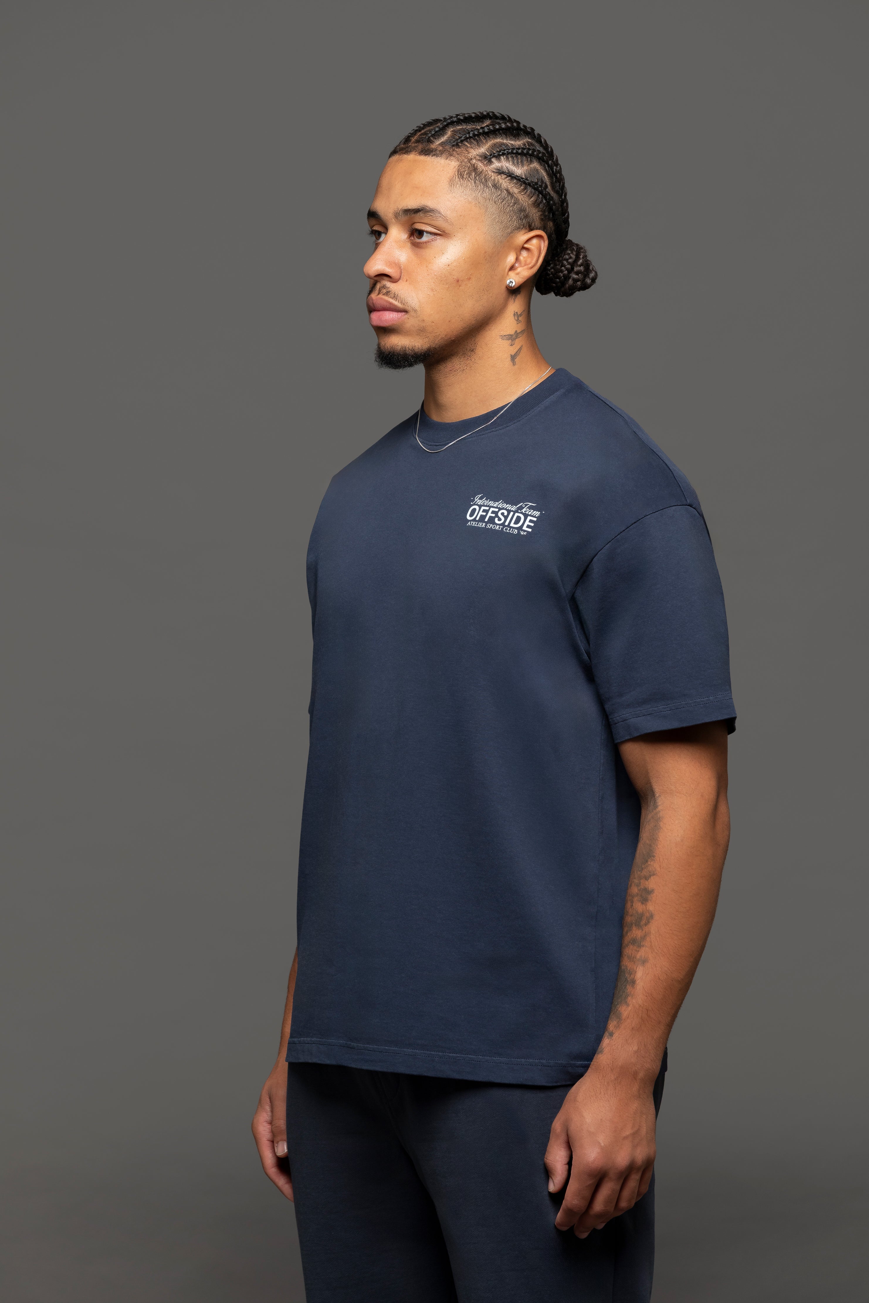 Script International T-Shirt - Navy