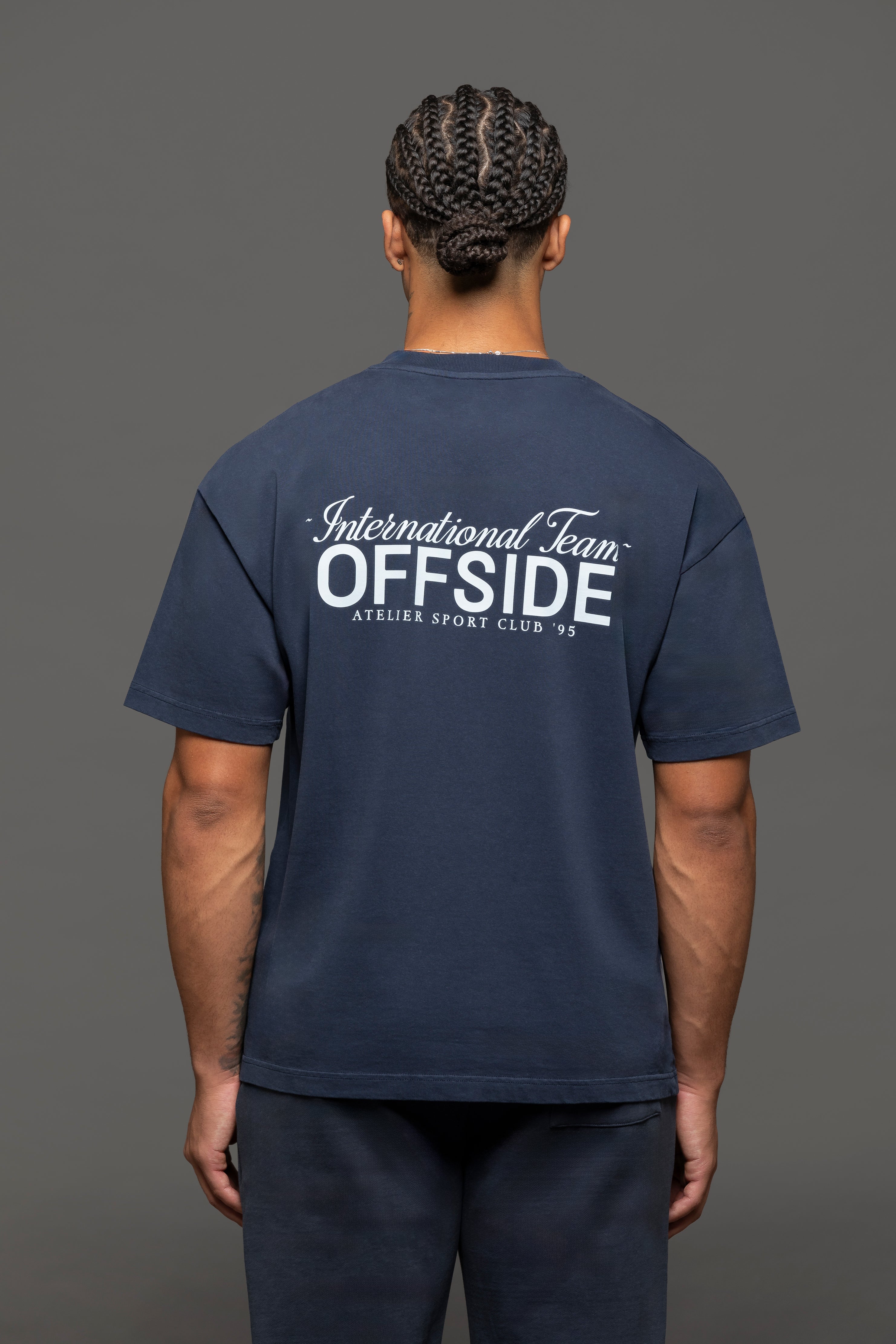 Script International T-Shirt - Navy