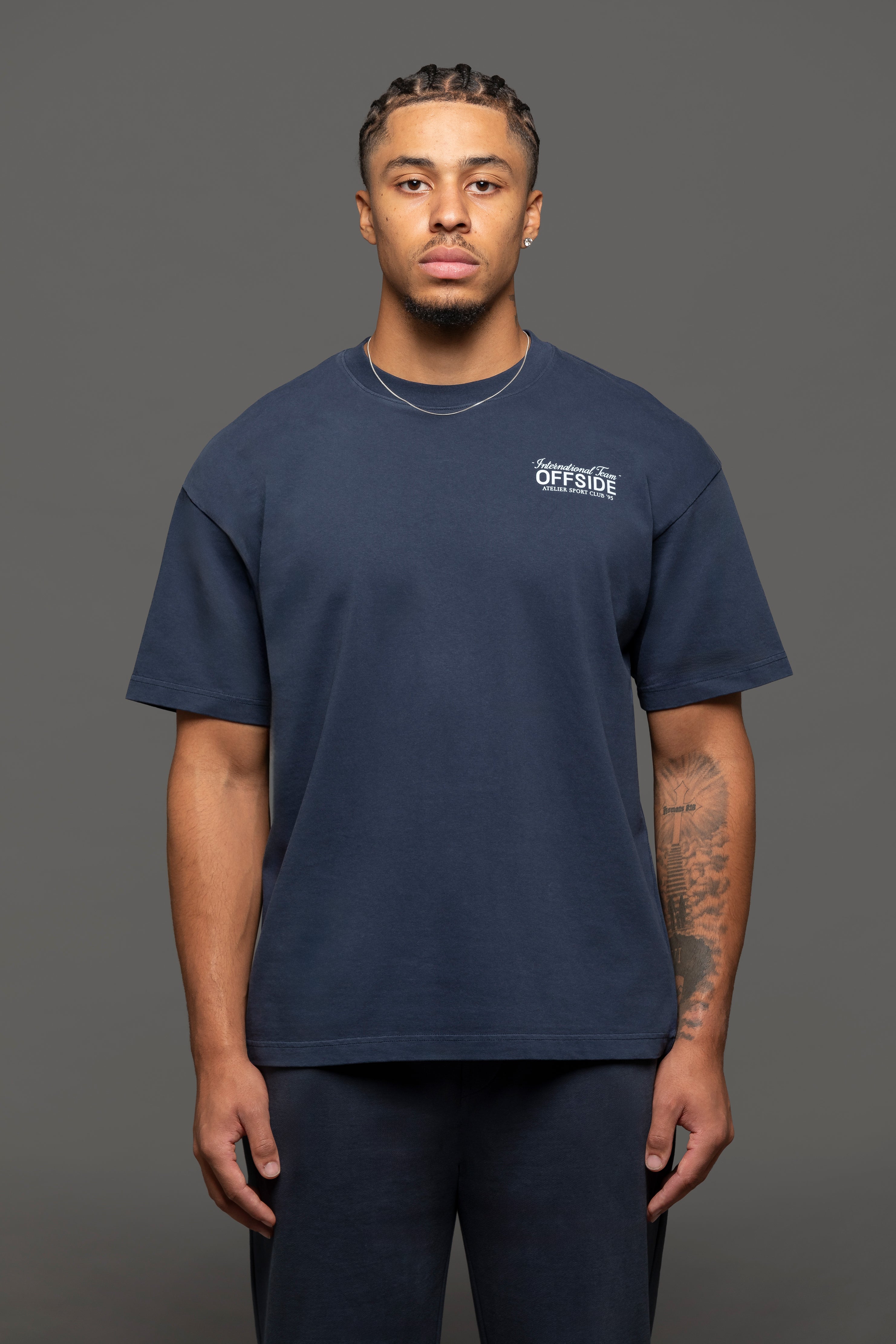 Script International T-Shirt - Navy