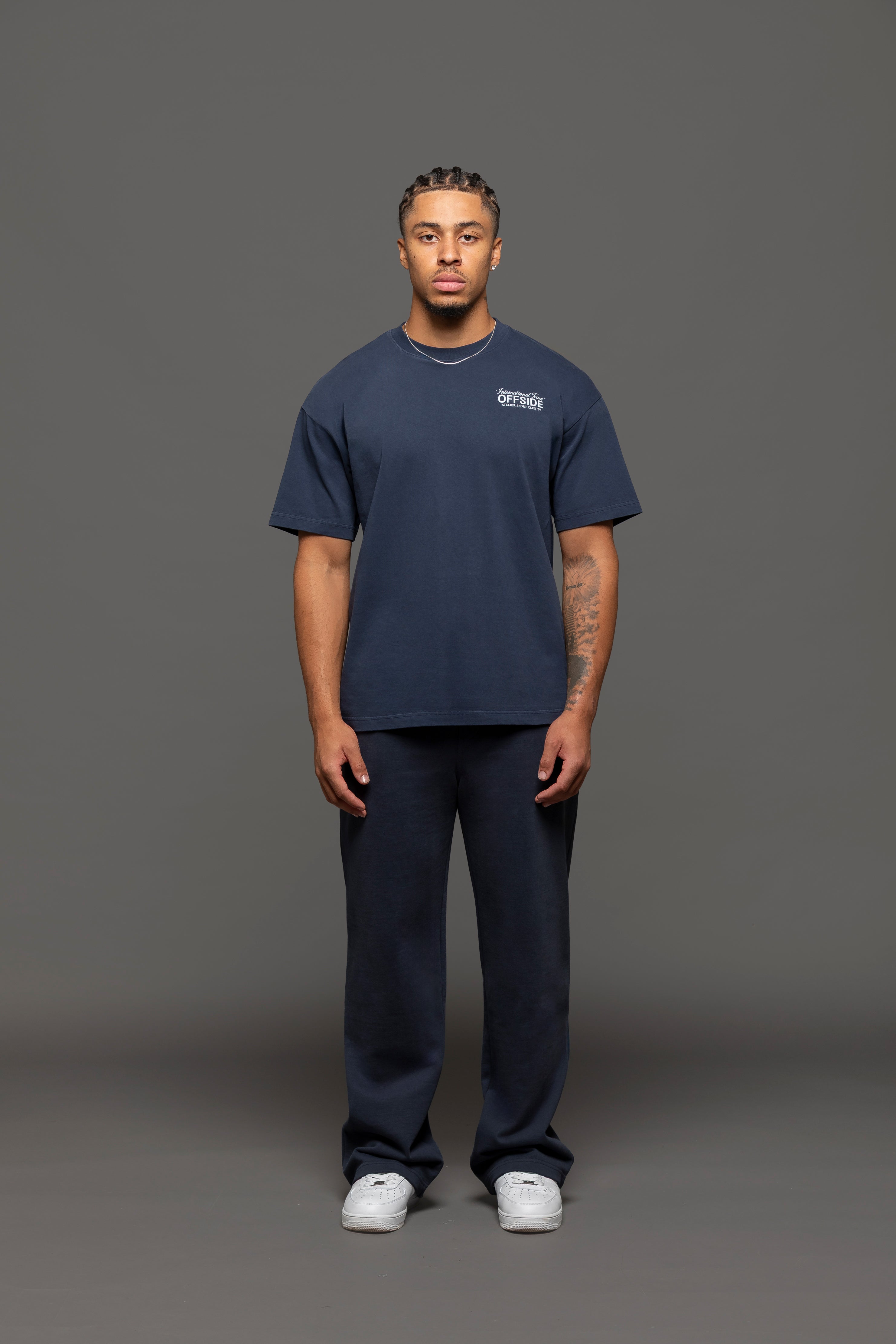 Script International T-Shirt - Navy