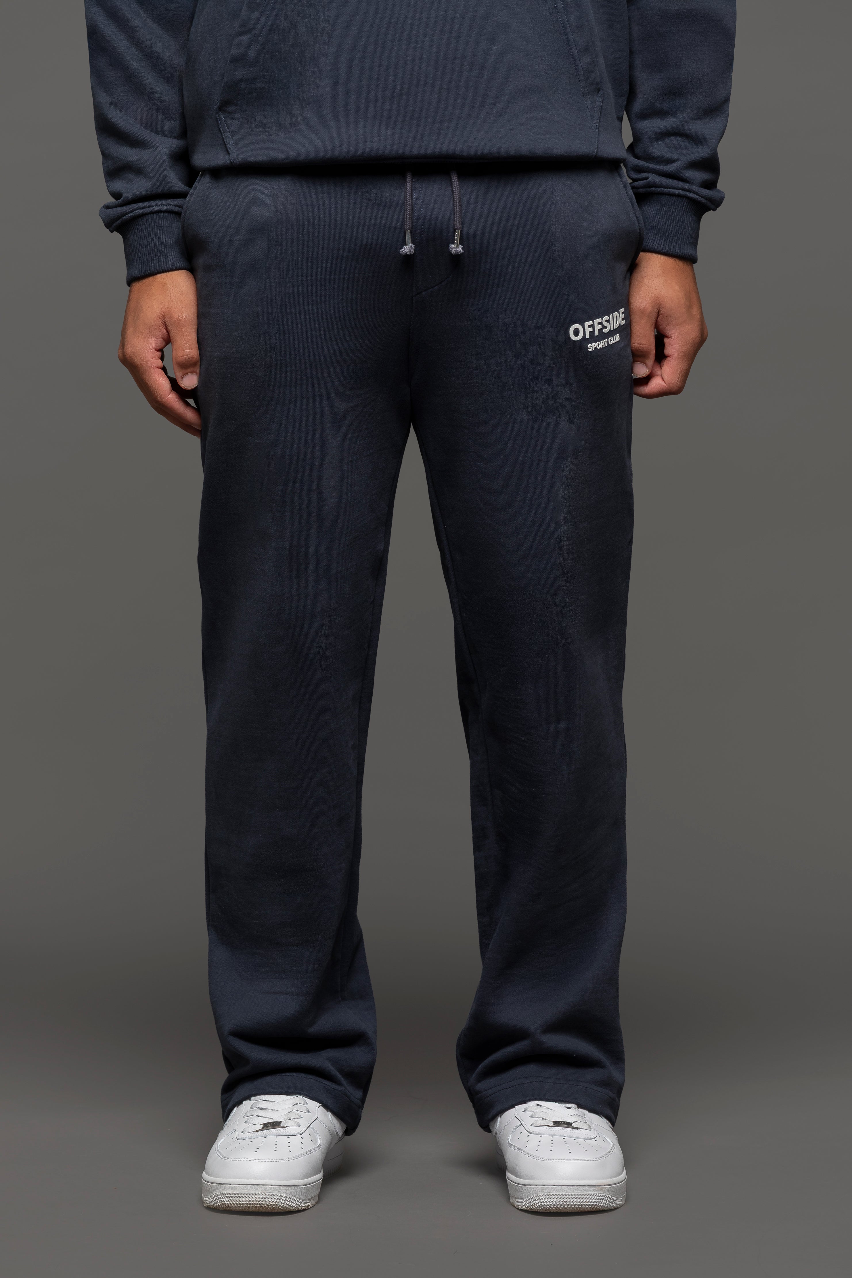 Offside Straight Leg Joggers - Navy