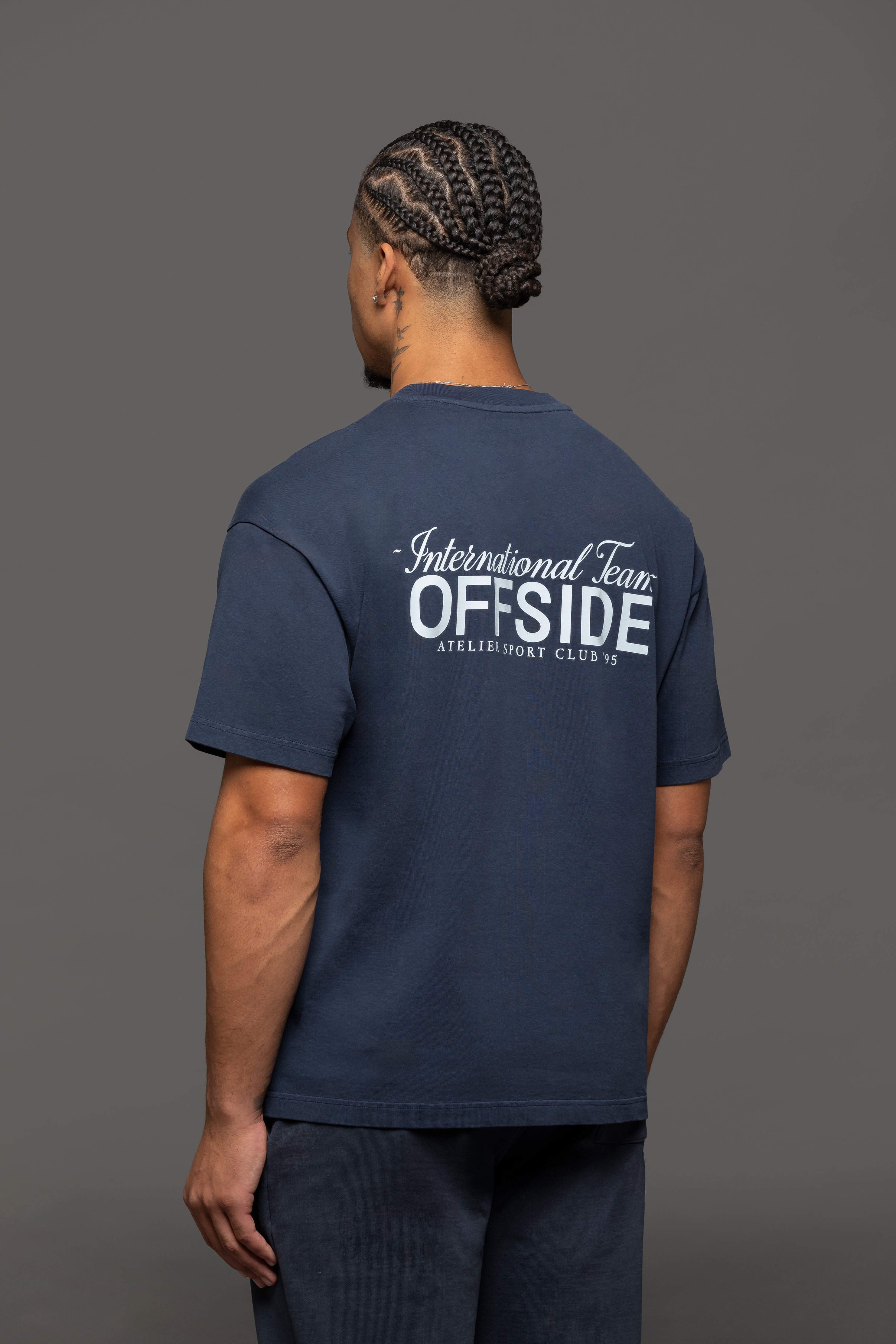 Script International T-Shirt - Navy