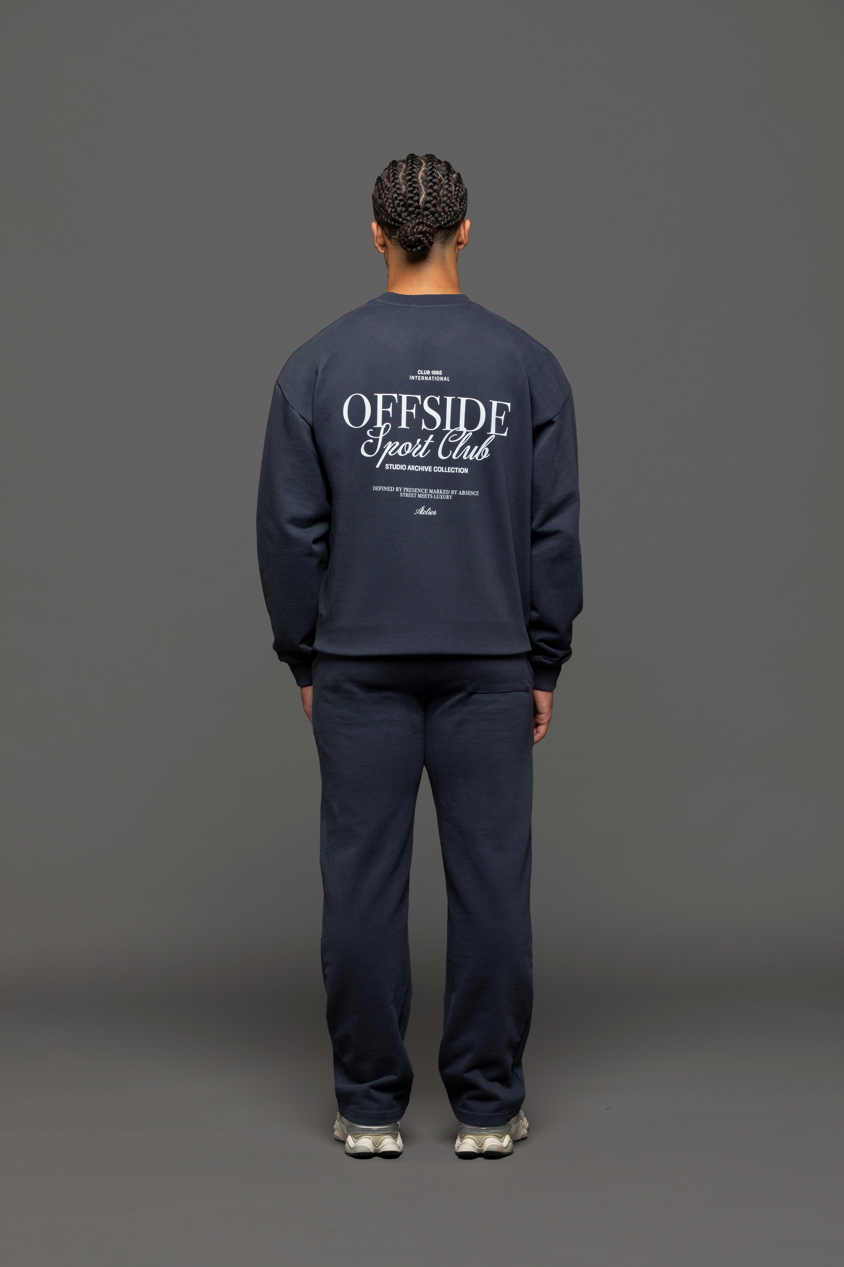 Atelier Cotton Sweatshirt - Navy