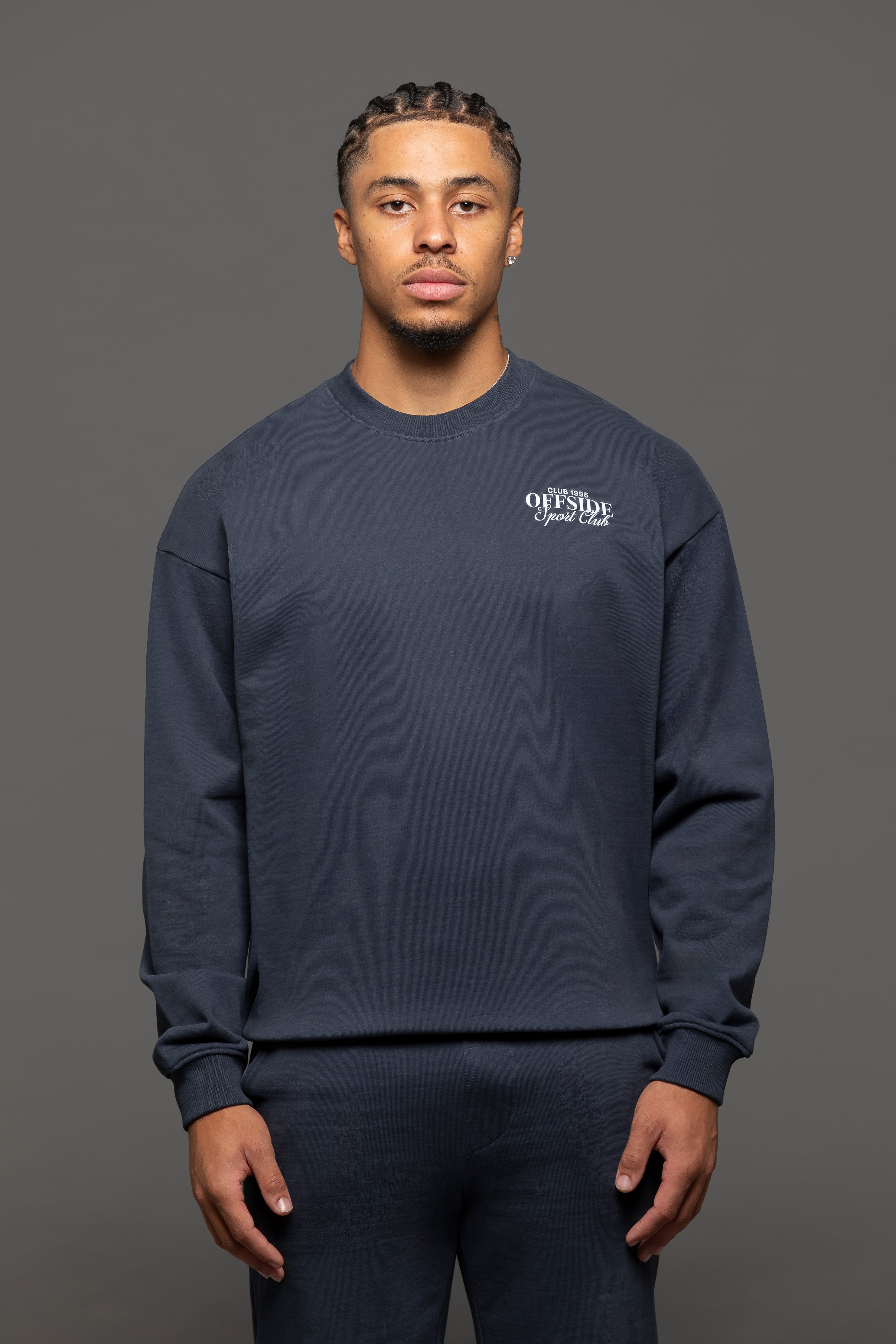 Atelier Cotton Sweatshirt - Navy