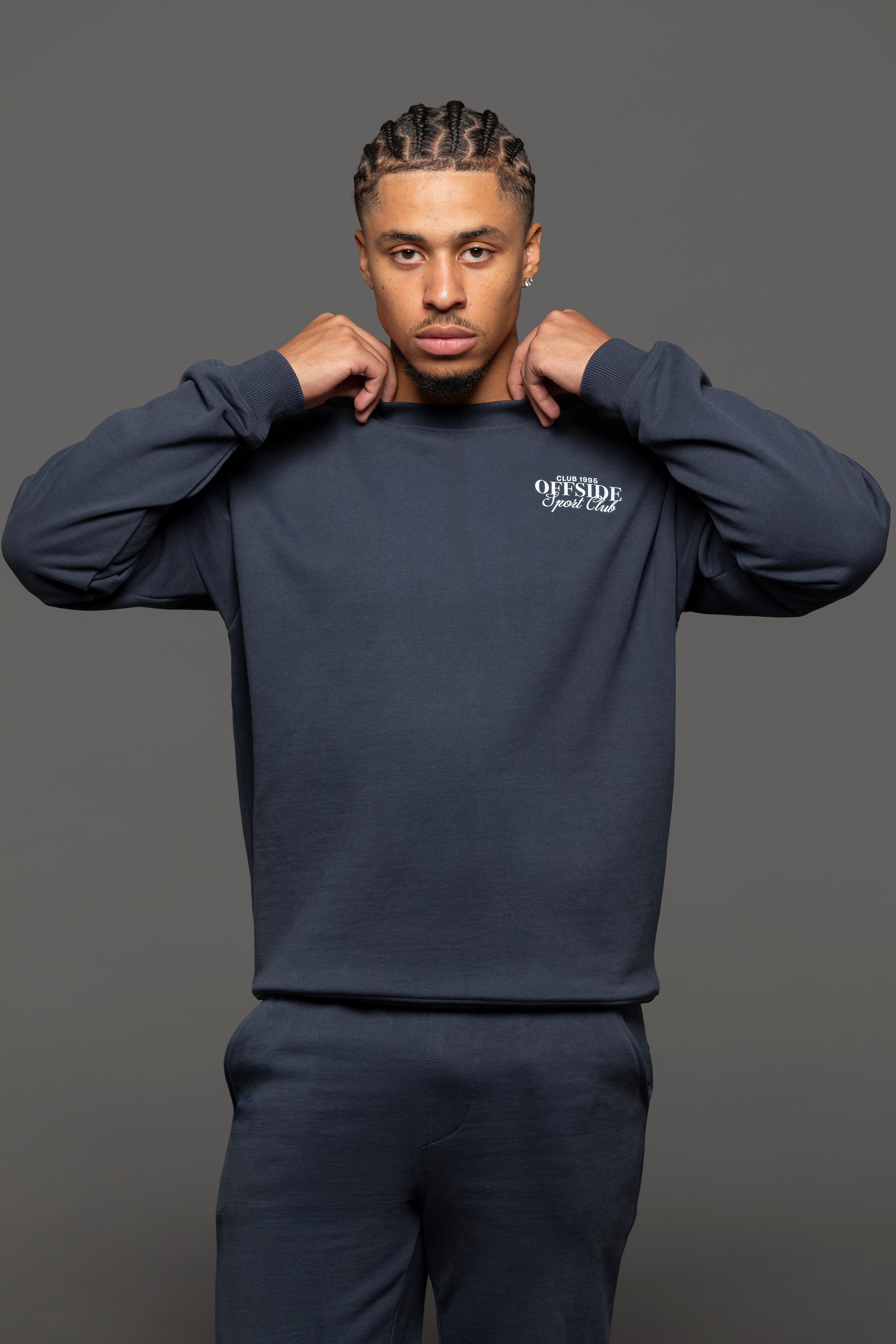 Atelier Cotton Sweatshirt - Navy